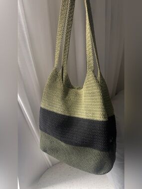 Vintage Jessica by Sears Crochet Cotton Knit Bag